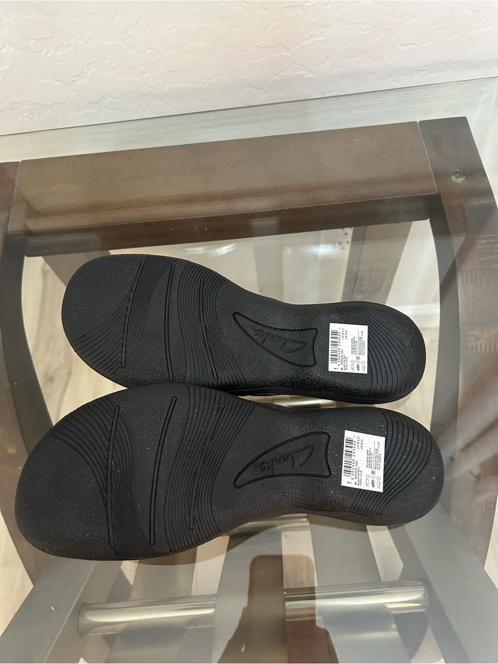 Clark’s Black Patent Sandals. New  Size 9. - Picture 3 of 4